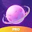 Moon pro- live video chat icon