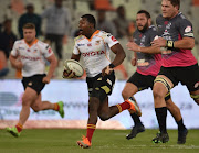 Ali Mgijima of the Toyota Free State Cheetahs during the Currie Cup match between Toyota Free State Cheetahs and iCOLLEGE Pumas at Toyota Stadium on September 21, 2018 in Bloemfontein, South Africa. 