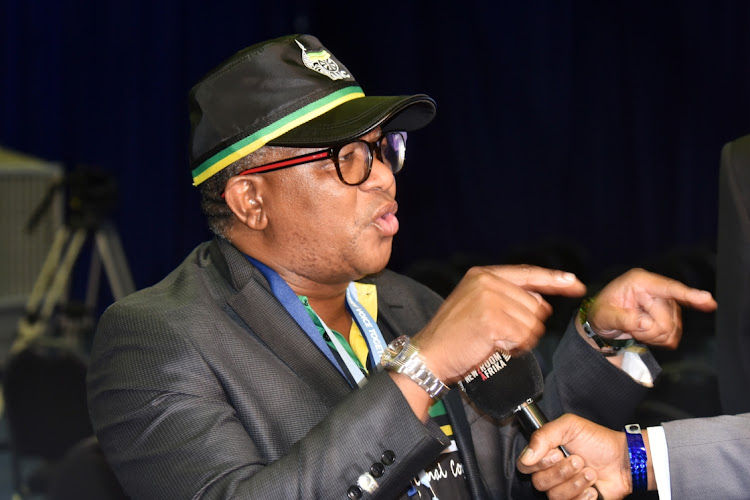 ANC’s newly elected secretary-general Fikile Mbalula.