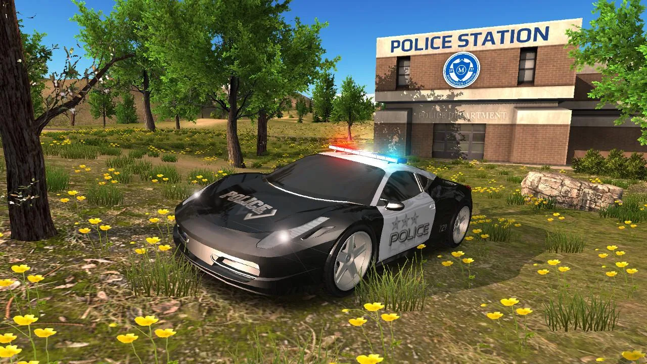   Police Car Driving Offroad- 스크린샷 