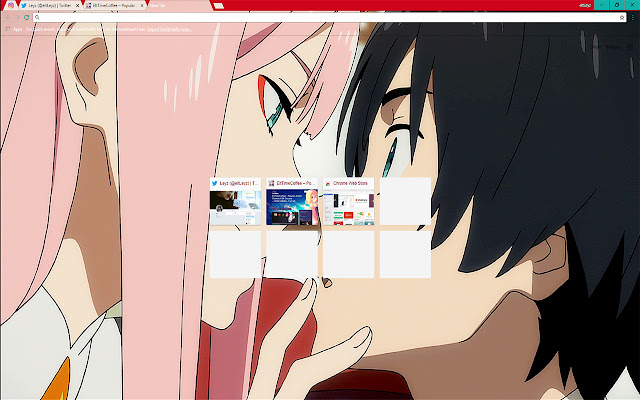 Anime Darling in the FranXX (Nice and Sweet) chrome extension