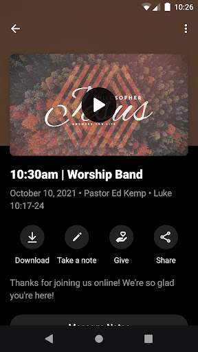 Screenshot Gateway Church Visalia