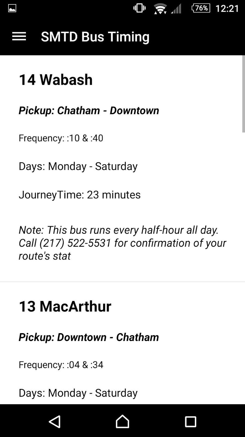 My Campus Guide Screen 3
