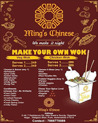 Mings Chinese menu 1