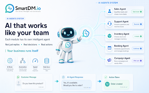 SmartDM.io: Boost Whatsapp Web with CRM using ChatGPT screenshot 4