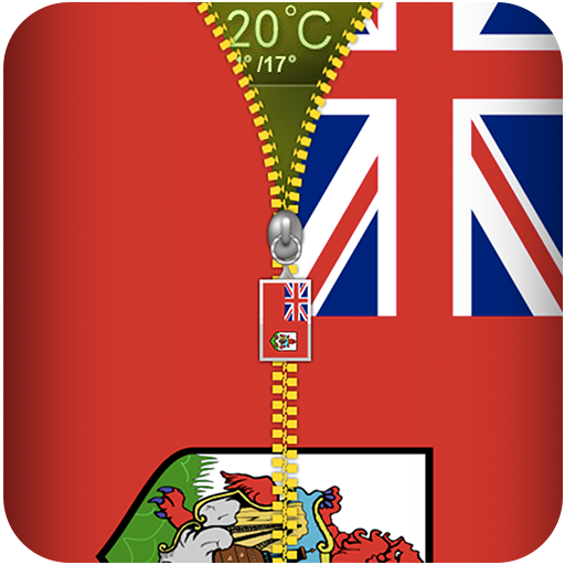 Bermuda Flag Zipper Lockscreen 個人化 App LOGO-APP開箱王