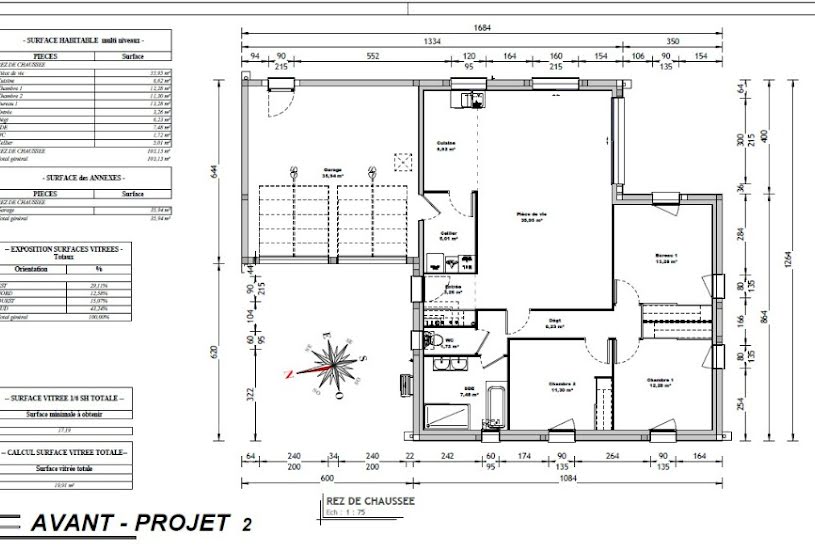  Vente Terrain + Maison - Terrain : 723m² - Maison : 100m² à Pons (17800) 