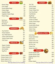 Night Cravings menu 1