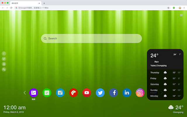 Green HD Wallpapers New Tabs Eyes Theme