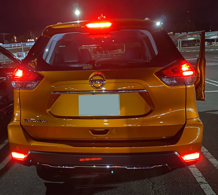 エクストレイルの霞埠頭・愛車に感謝・バグガード・USローグテールに関するカスタム事例の投稿画像3枚目