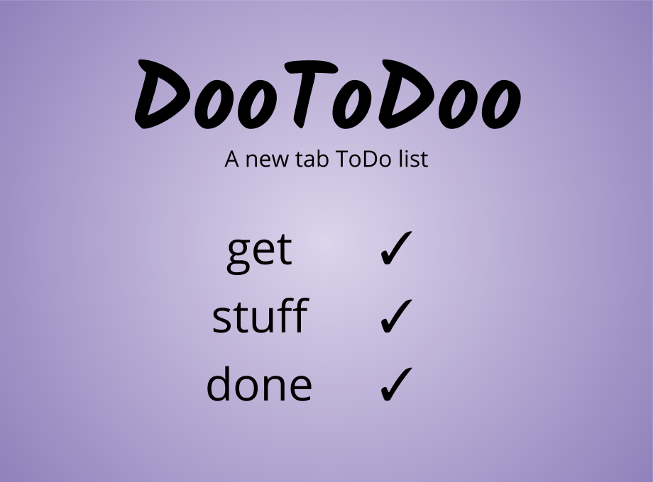DooToDoo - A New Tab To-Do List with Robots Preview image 1