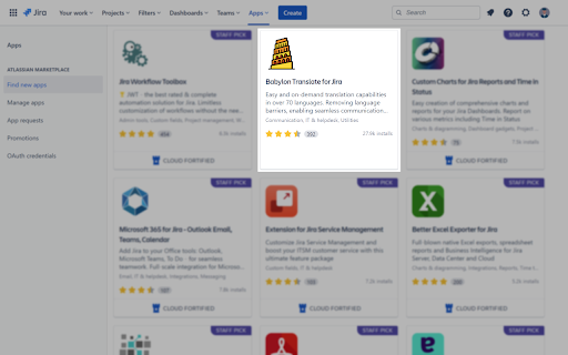 Babylon Translate for Atlassian