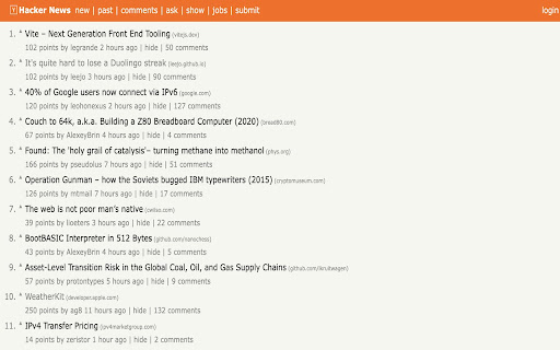 Hacker News Beautify