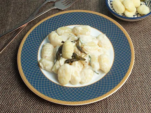 Potate Gnocchi In Sage Butter Sauce