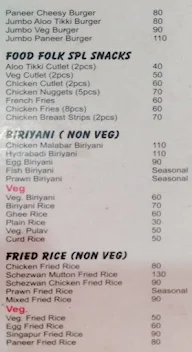 Food Folks menu 2