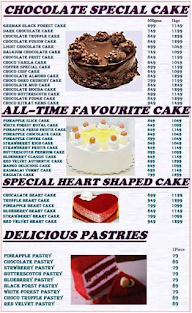 Bakingoz Cake Zone menu 1