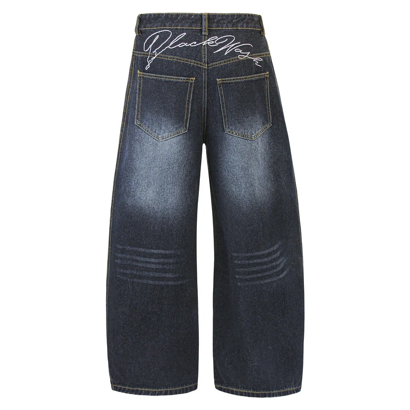 Jean Machete Bleu Foncé pour Homme Coupe Ample Confort et Style Décontracté Denim de Qualité pour un Look Tendance Pantalon Polyvalent et Durable