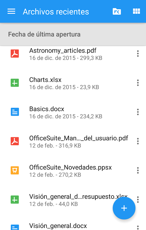   OfficeSuite Pro + PDF: captura de pantalla 