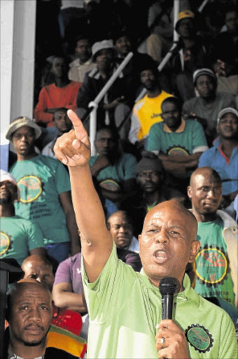 Amcu president Joseph Mathunjwa. Photo: Tsheko Kabasia