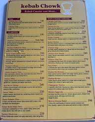 Kebab Chowk menu 1