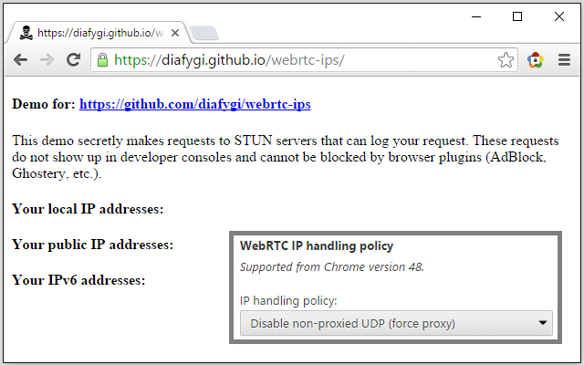 WebRTC Leak Prevent Toggle Preview image 3