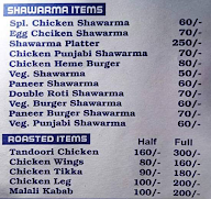 Shawarma Junction menu 1