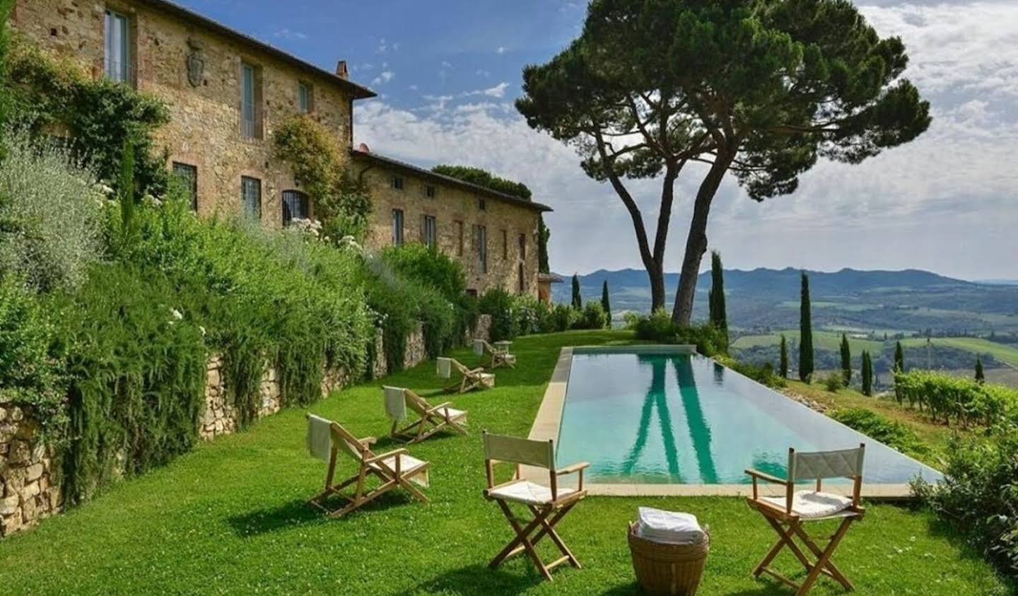 Corps de ferme avec piscine Castelnuovo Berardenga