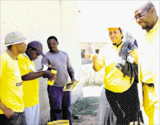 LEADING BY EXAMPLE: Statistician-general Pali Lehohla worked with chief Madipuane Mothapo.