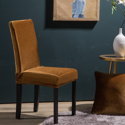 Title 22, Solid Color Stretch Chair Cover for a quick and...