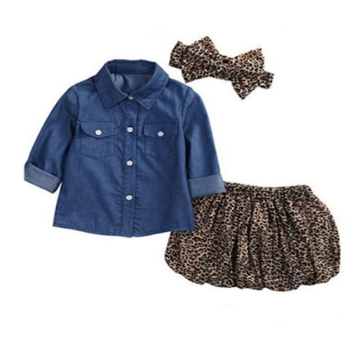 Title 4, Baby Girl Blue Jean Shirt Tulle Overlay Dress H...