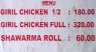 Al-Rafiya Fastfood & Biriyani menu 1