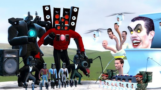 Can the Camera Man Army defeat Skibidi Toilet in Garry's Mod?! 