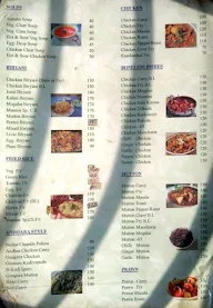 Manasa A/C Restaurant menu 3