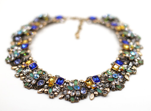 Title 9, Alloy diamond necklace