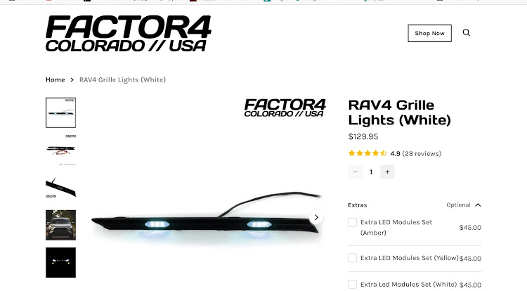 RAV4のグリルマーカー交換・Factor4・個人輸入・3年越し・北海道の桜はこれからに関するカスタム事例の投稿画像2枚目