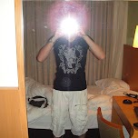 taking a pic in my hotel room in Osaka, Japan 