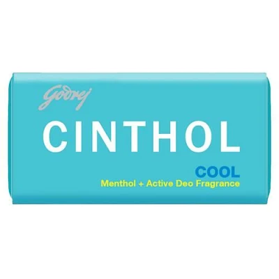 Cinthol Cool Bath Soap - 99.9% Germ Protection - 125 g