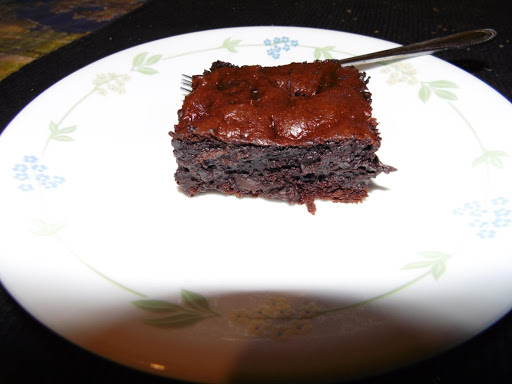 It tastes like a rich fudgey brownie