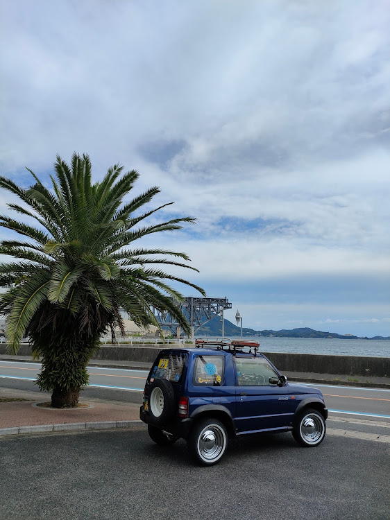 パジェロミニの夏を探して・しまなみ海道・生口島・ゆめしま海道・ヤシの木に関するカスタム事例の投稿画像12枚目