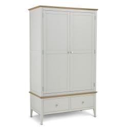 Branford Painted Double Wardrobe With Drawer