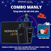 Combo Manly Nerman - Sữa Tắm Gội Hương Nước Hoa Cao Cấp 350Ml & Gel Rửa Mặt Ngừa Mụn 100Ml