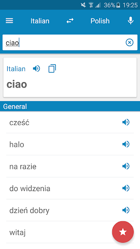 Italian-Polish Dictionary