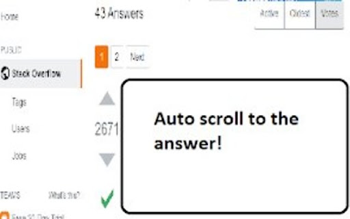 Stackoverflow scroll