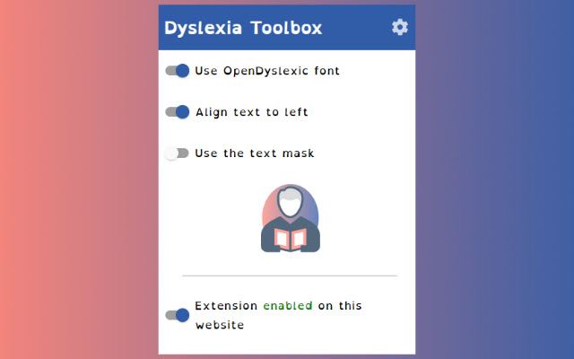 Dyslexia Toolbox chrome extension