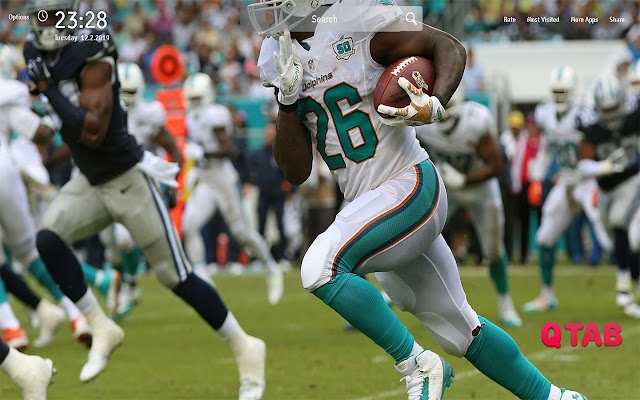 Miami Dolphins Wallpapers NFL Team New Tab