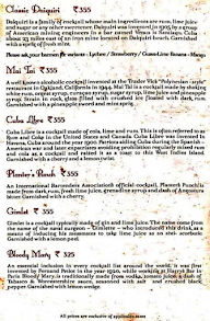 Liquid House Lounge & Bar menu 2