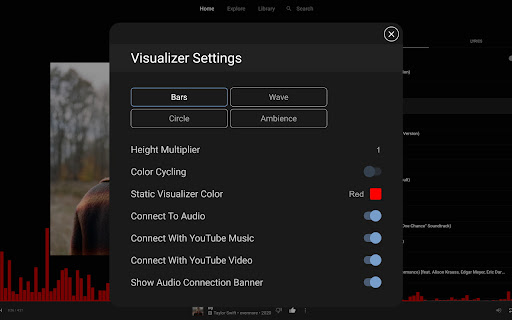 Music Visualizer for YouTube™ Music