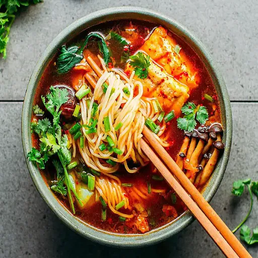 Prawns Korean Ramen Noodle Soup