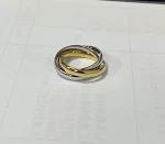 2 Ring Steel 1 Ring Gold