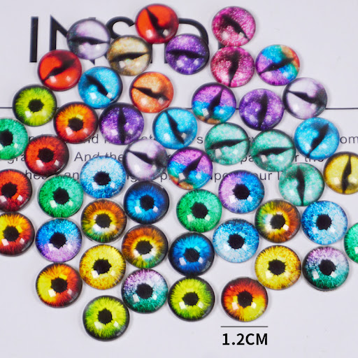 Title 5, Devil cat eye DIY crystal epoxy shell mold acce...